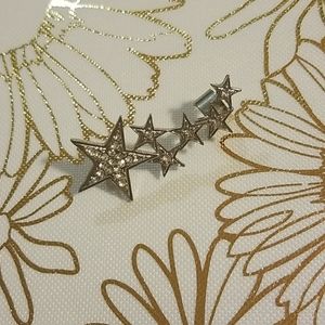 Star studded ear cuff